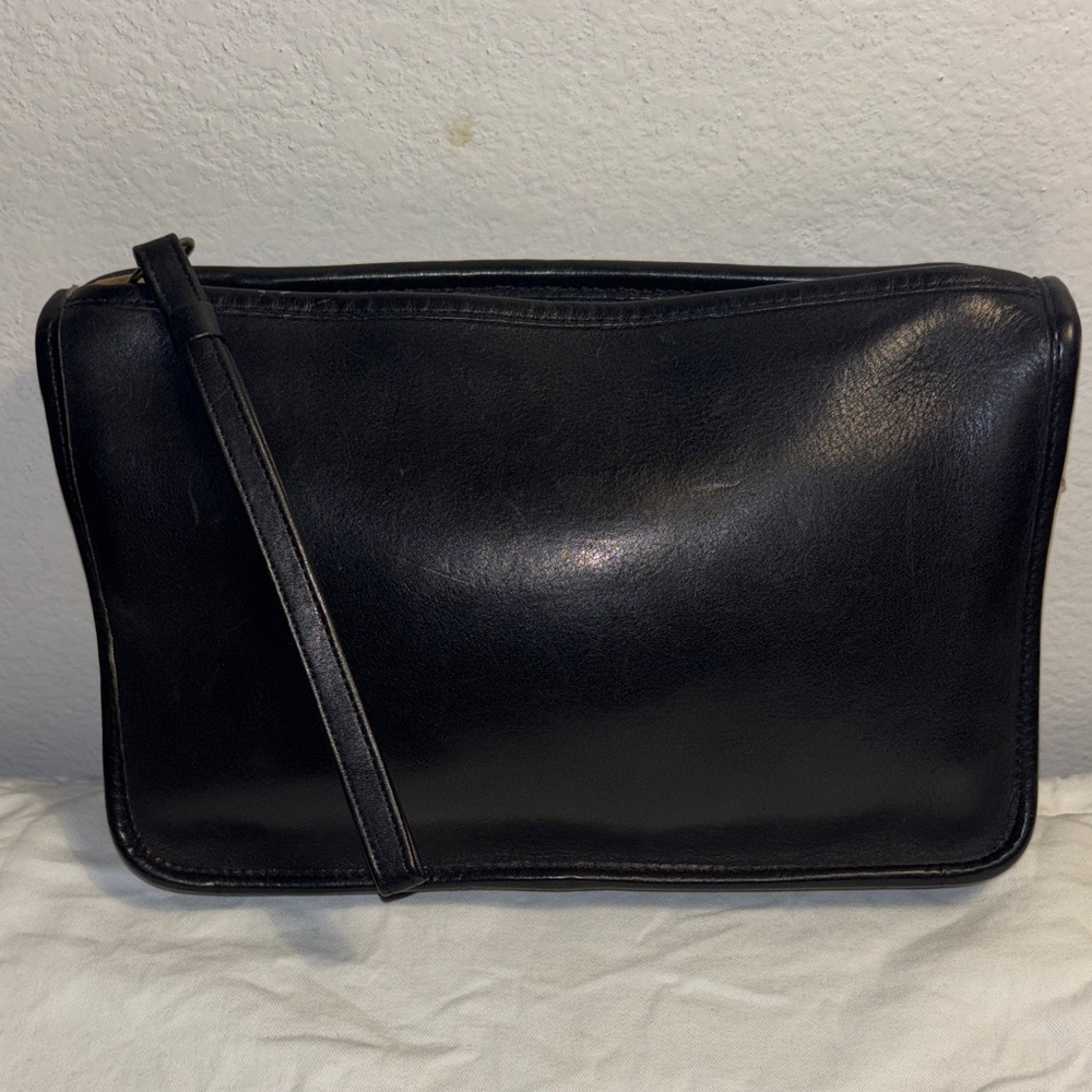 Coach Vintage Basic Bag or Zippered Clutch No. 569-2515 Made In New York - Picture 3 of 8